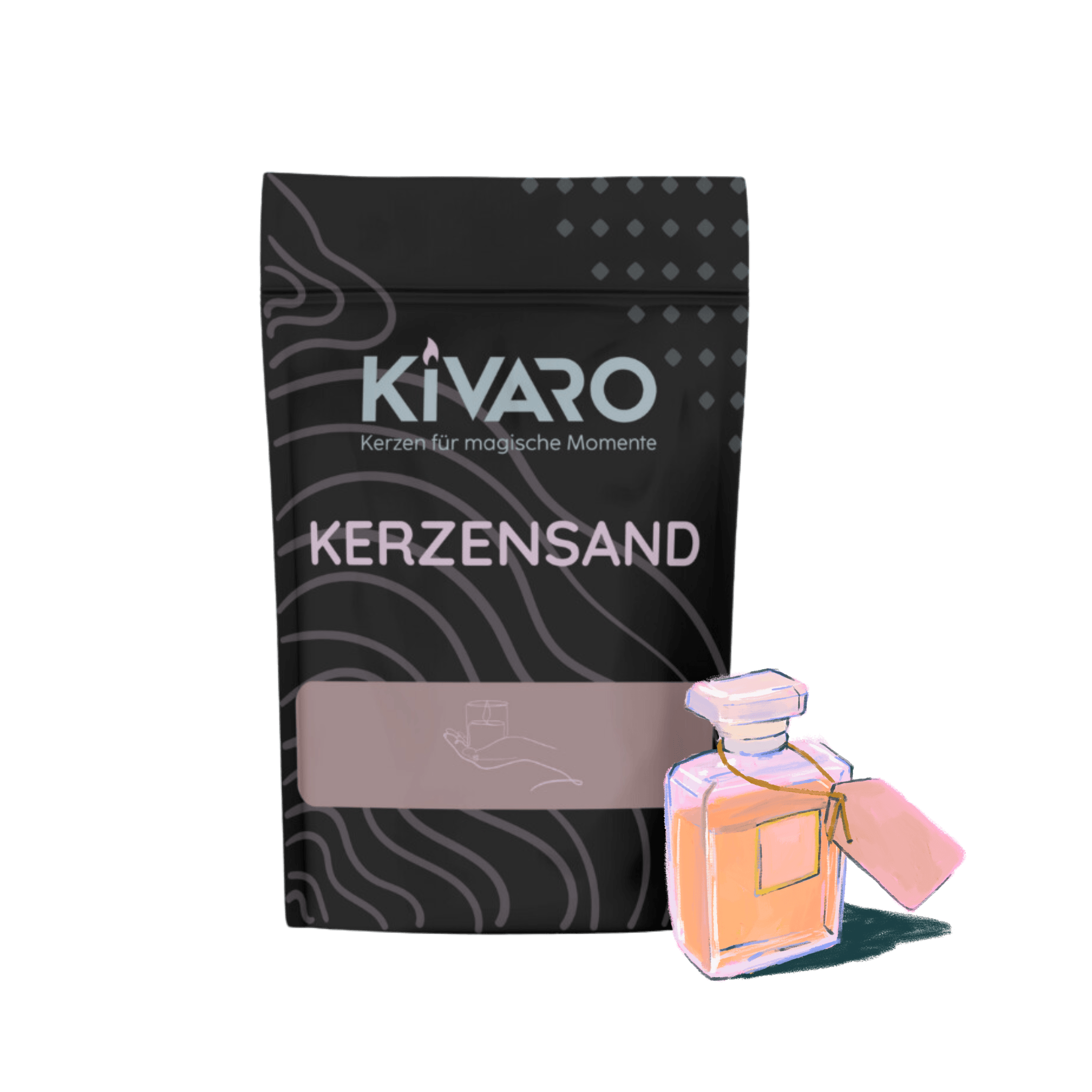 Kerzensand mit Duftaroma - Moschus - Kivaro.ch