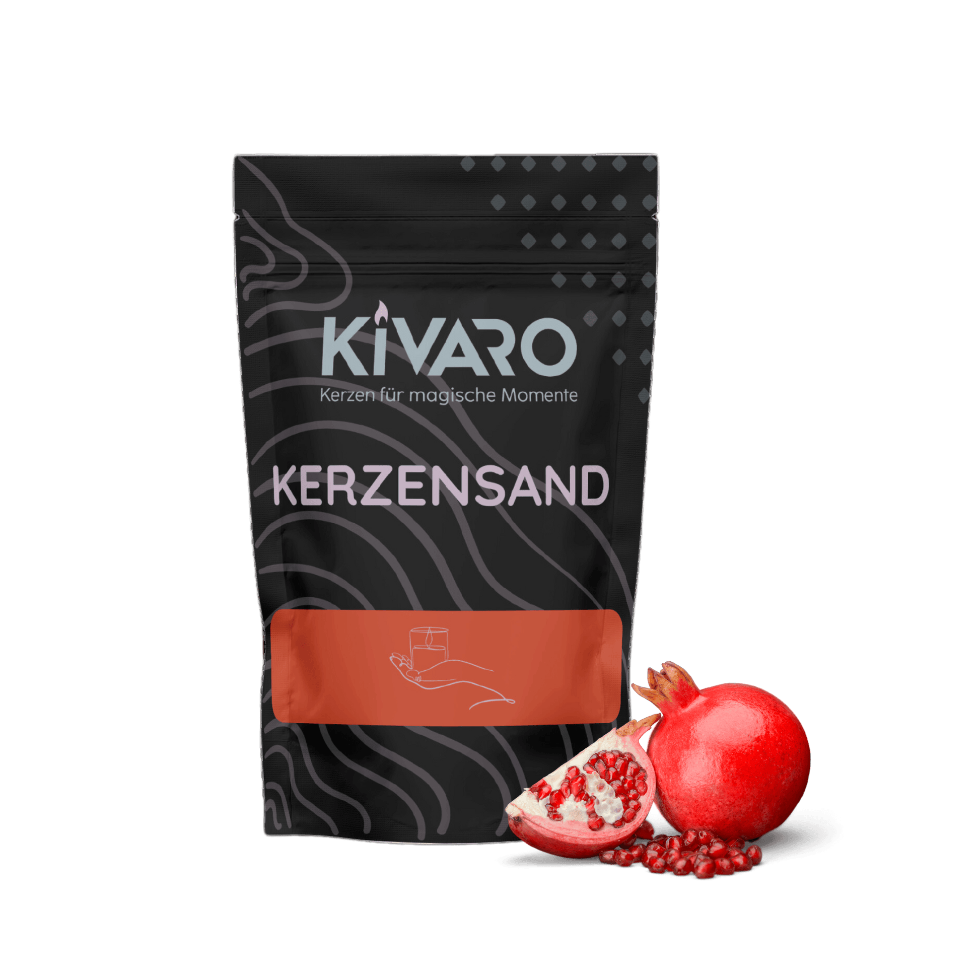 Kerzensand mit Duftaroma - Granatapfel - Kivaro.ch
