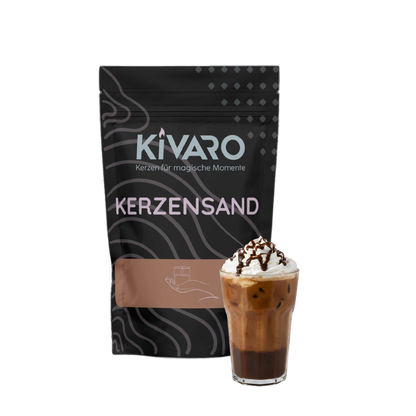Kerzensand mit Duftaroma - Mocha Mousse