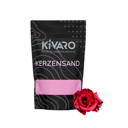 Kerzensand mit Duftaroma - Rose