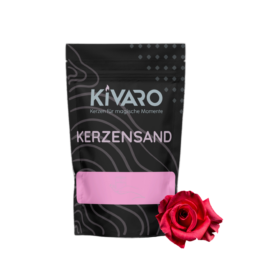 Kerzensand mit Duftaroma - Rose