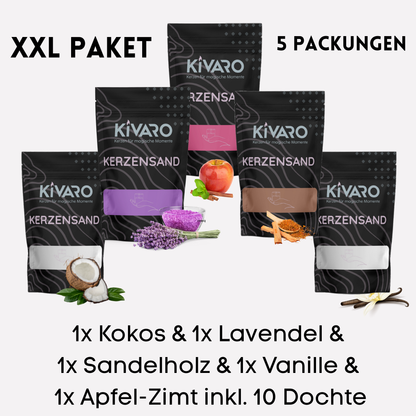 XXL Sparset - Aroma Kerzensand