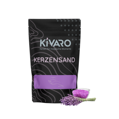Kerzensand mit Duftaroma - Lavendel